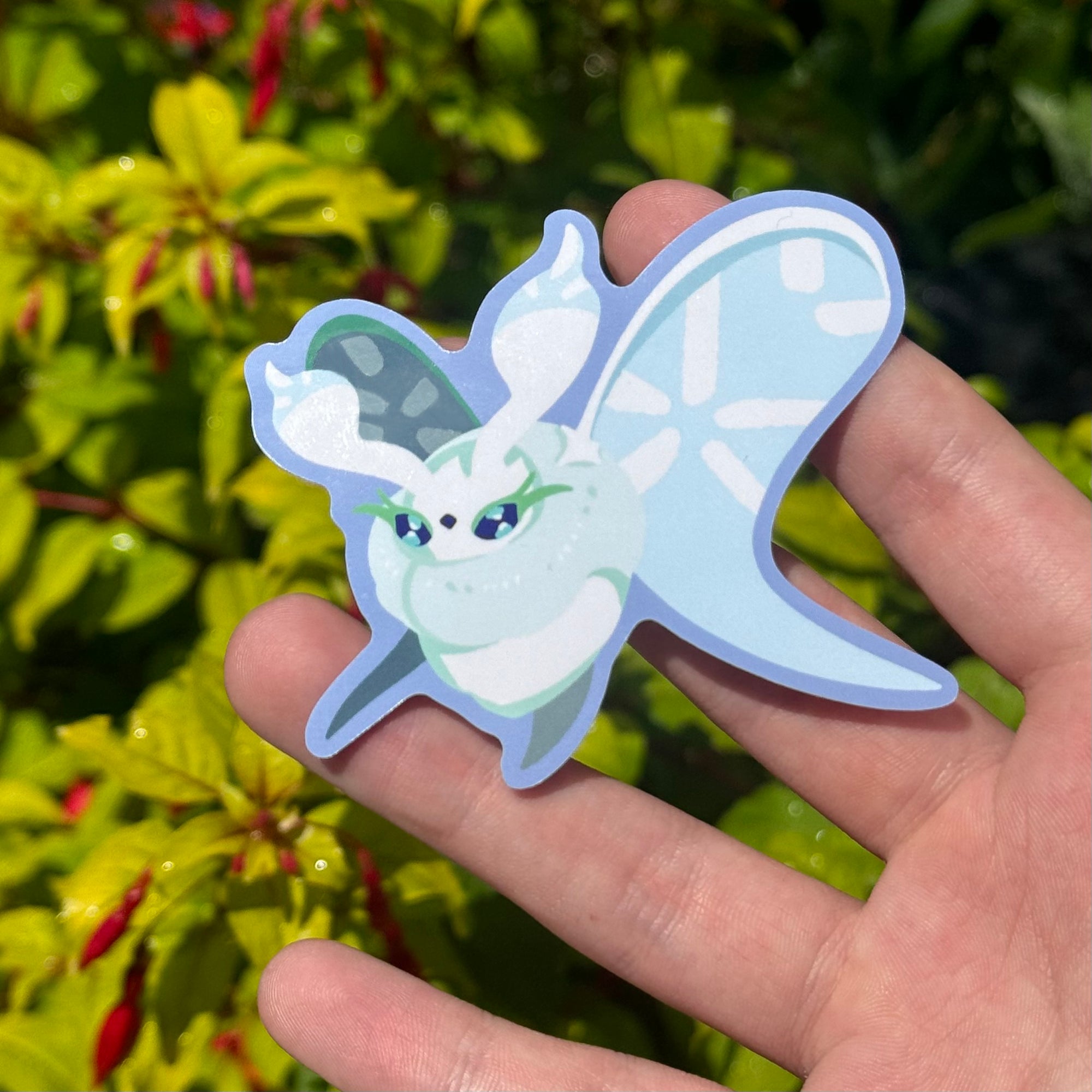 Frost Moth Vinyl Sticker