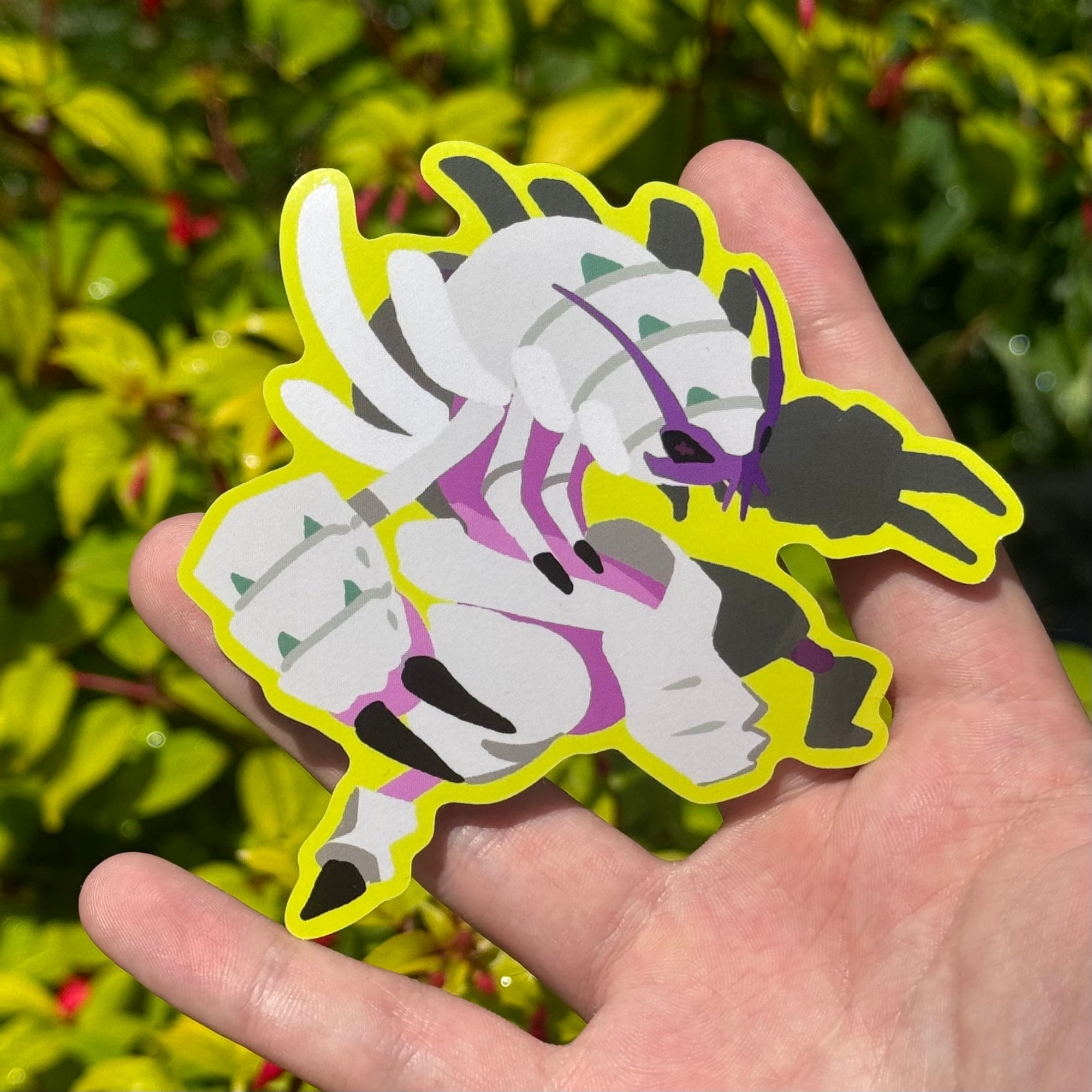 Hard Scale Vinyl Sticker