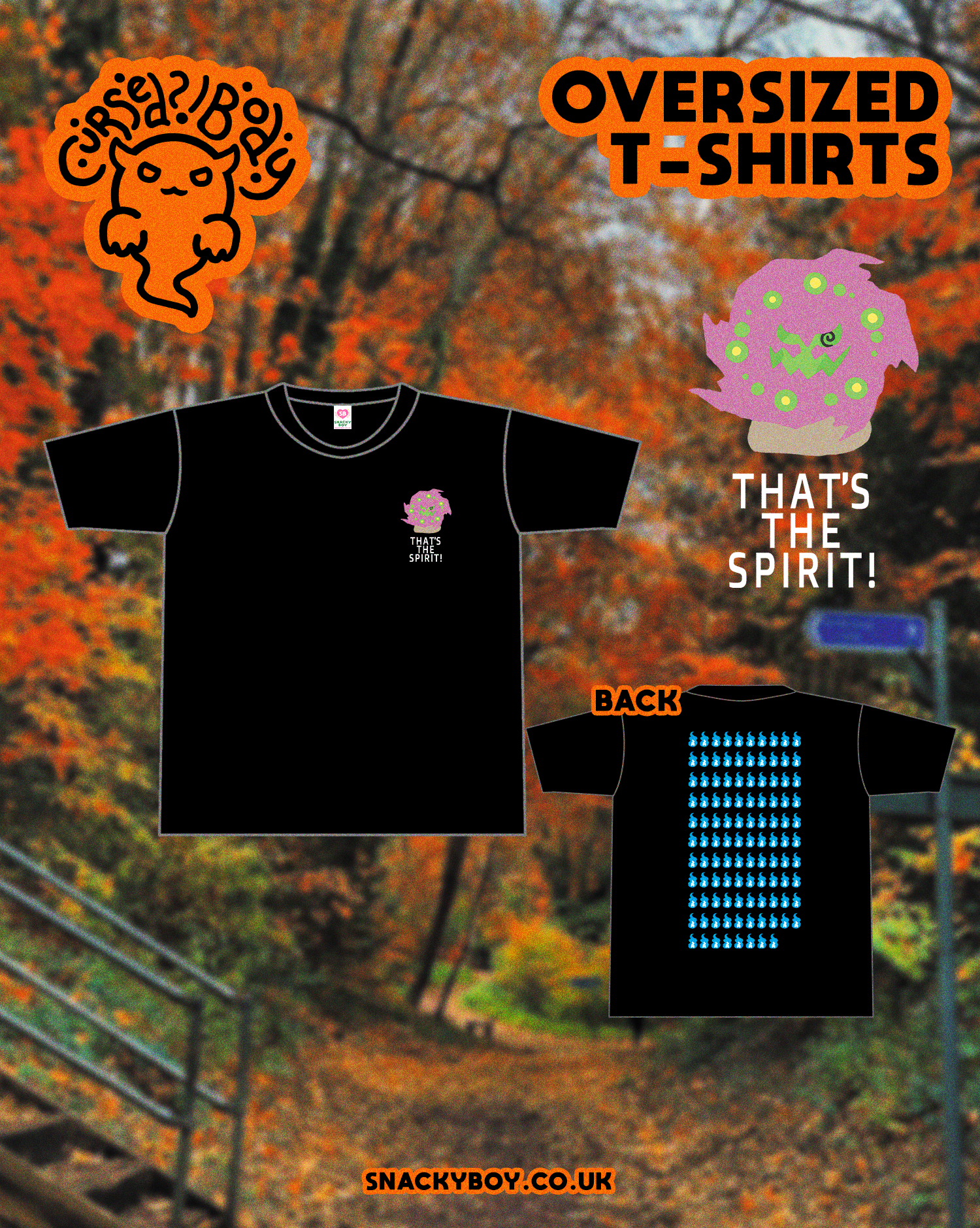 Cursed Body That's the Spirit! oversized T-shirt