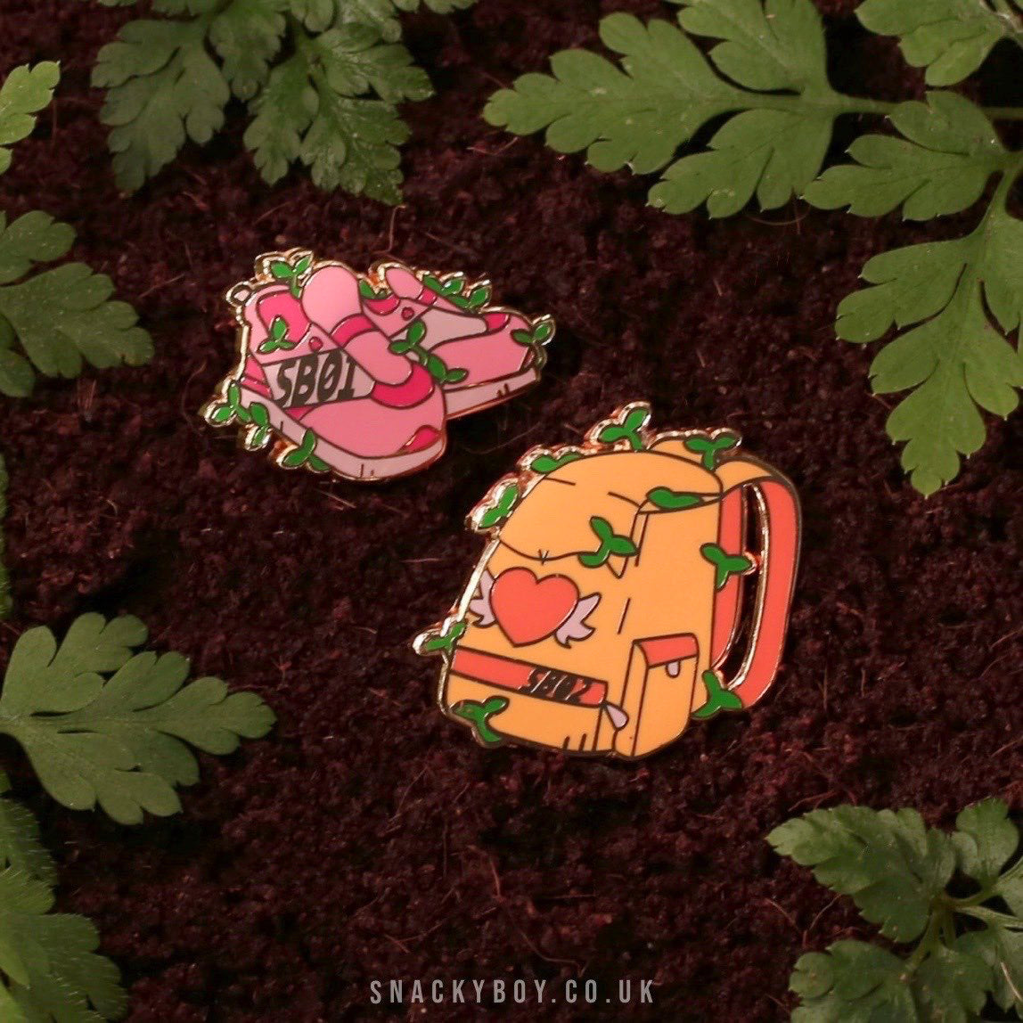 Sprout Satchel Enamel Pin