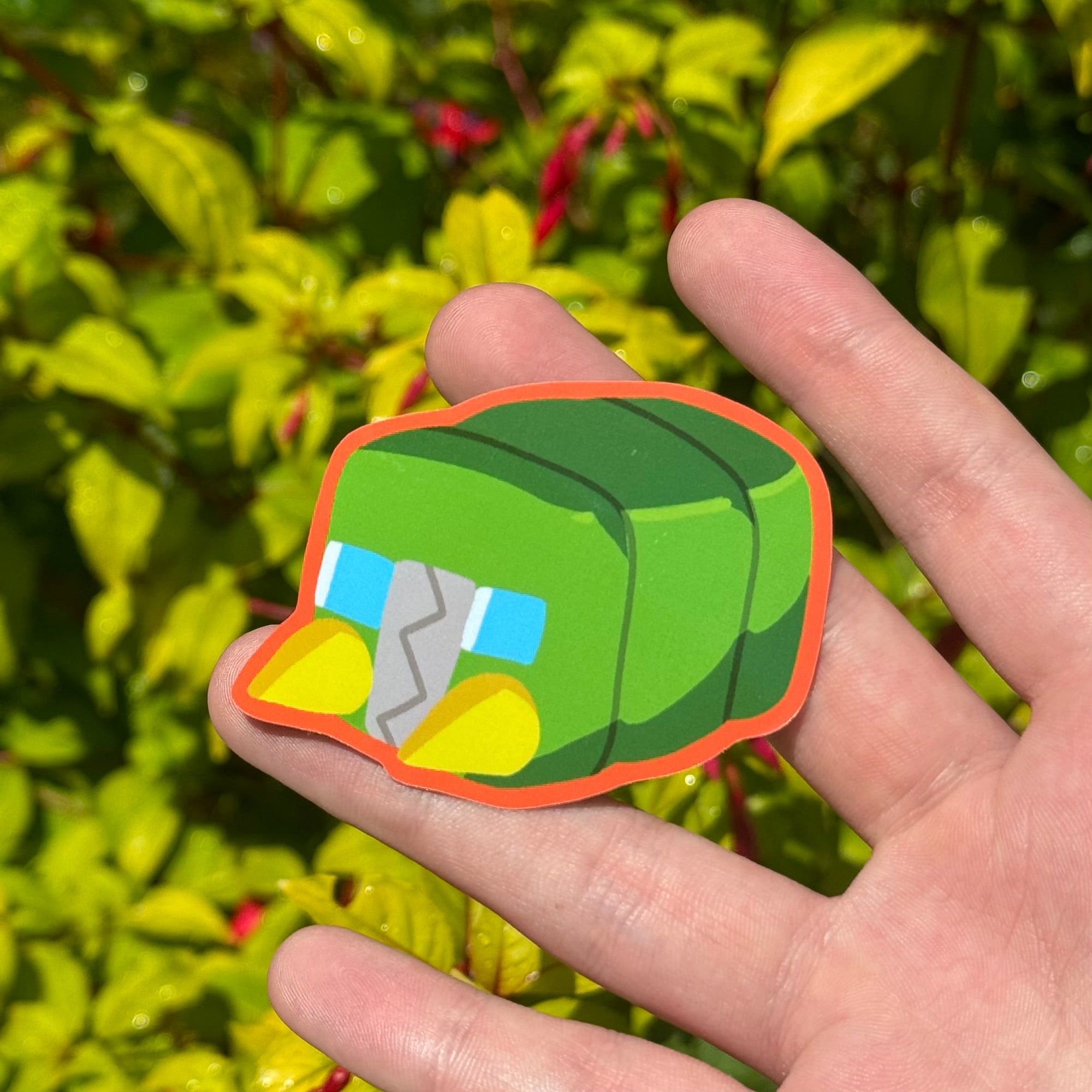 Battery Vinyl Sticker