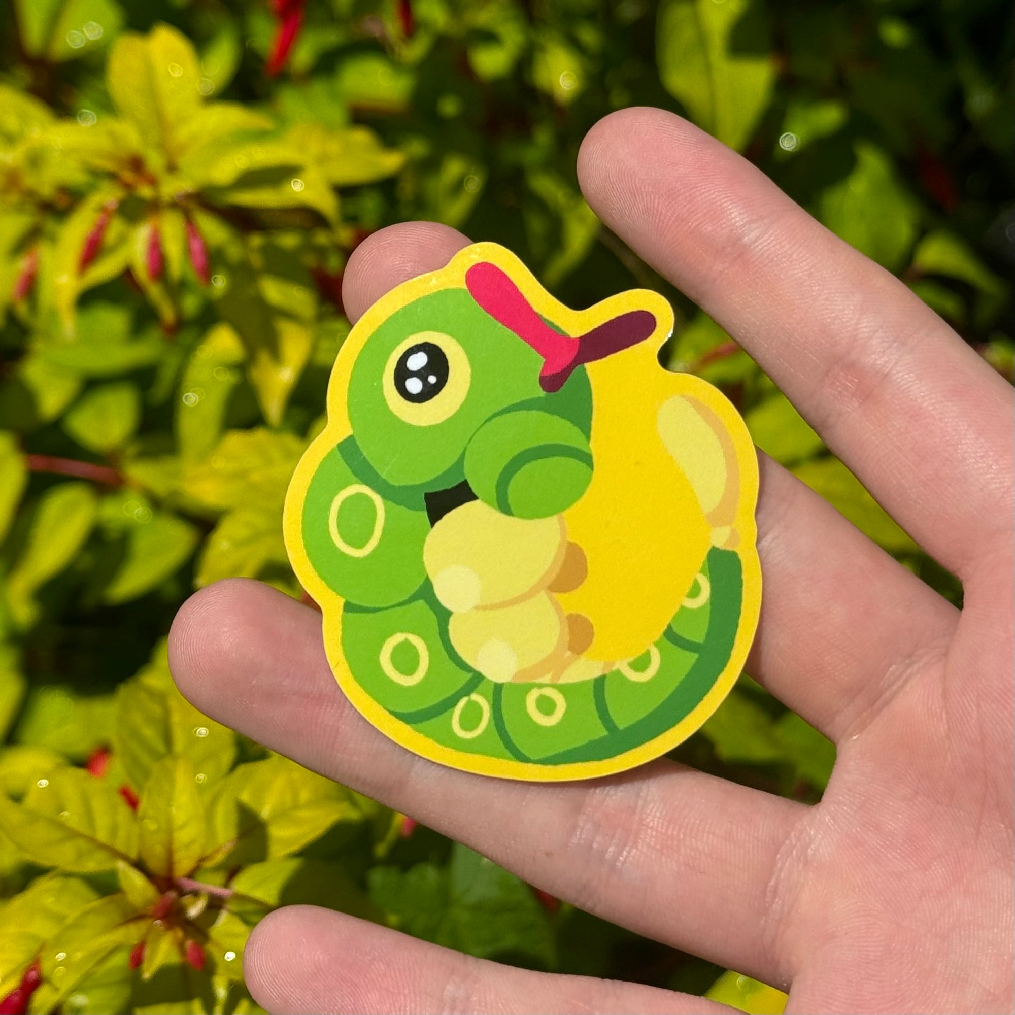 Worm Vinyl Sticker